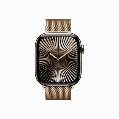 Apple Watch Series 10 46mm Titanium Case Milanese Loop
