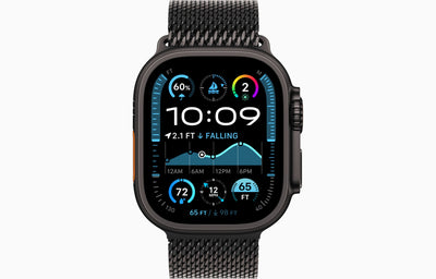 Apple Watch Ultra 2 Black Titanium Case Milanese#color_black