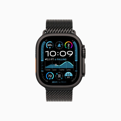 Apple Watch Ultra 2 Black Titanium Case Milanese