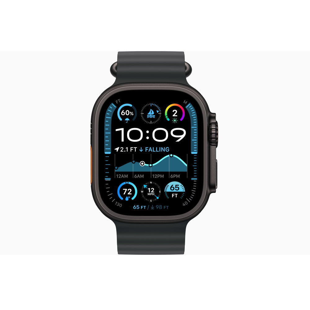 Apple Watch Ultra 3 Black Titanium Case Ocean Band