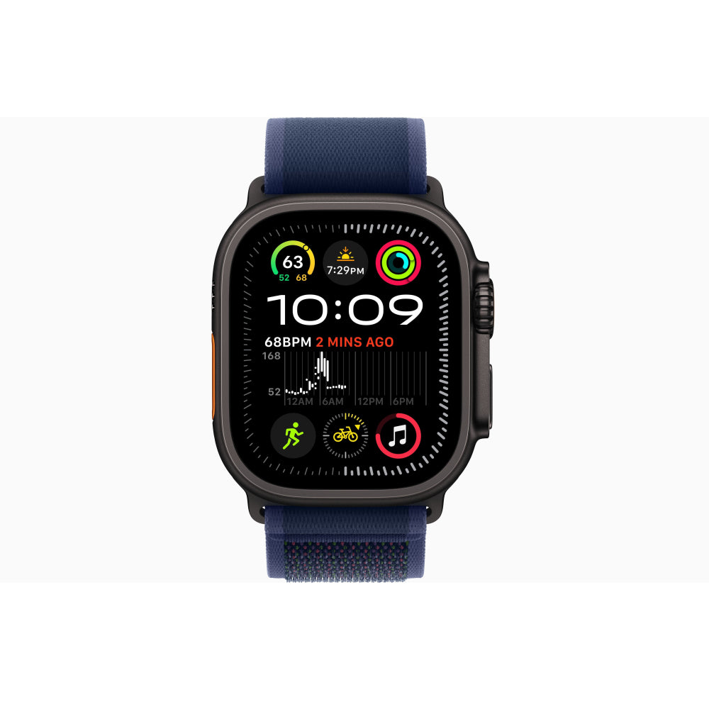 Apple Watch Ultra 3 Black Titanium Case Trail Loop