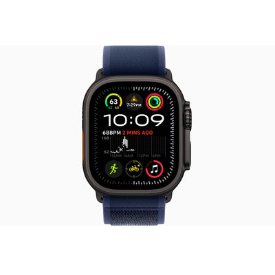 Apple Watch Ultra 3 Black Titanium Case Trail Loop