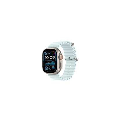 Apple Watch Ultra 3 Natural Titanium Case Ocean Band