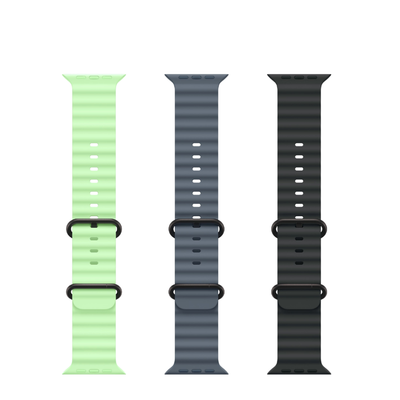 Apple Watch Ultra 3 — Natural Titanium + Ocean Band - GPS+Cellular