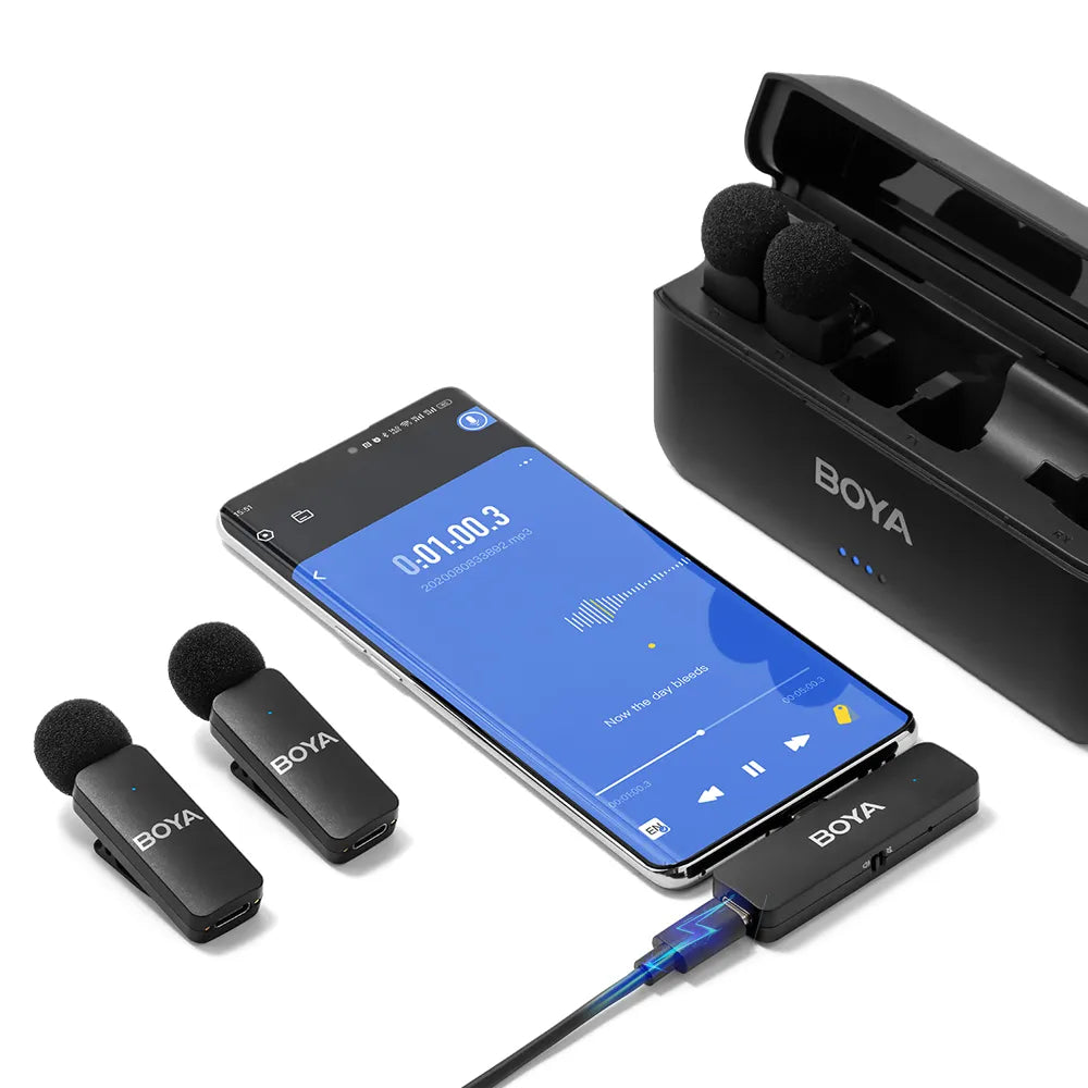 BY-V4 BY-V4 | (3.5mm TRS) RX + 4 TX + Charging case