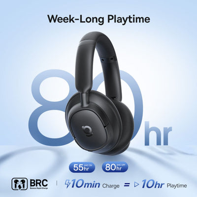 Baseus Bass BH1 NC Wireless Noise Cancelling Headphones Black
