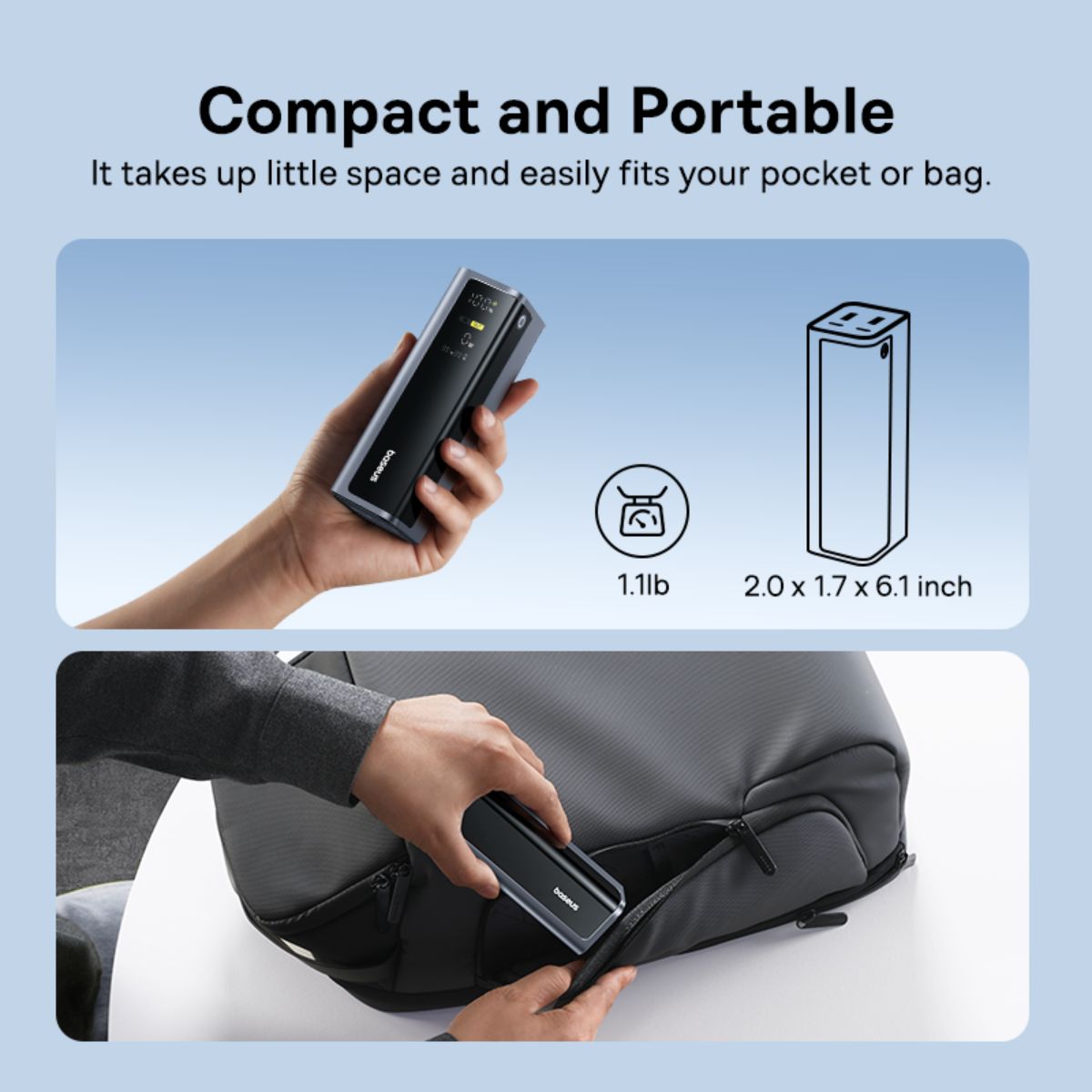 Baseus EnerGeek GP12 Power Bank 145W 20800mAh Default
