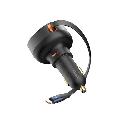 Baseus Enjoyment Pro Retractable USB-C Car Charger 60W Default