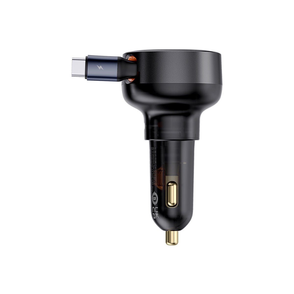 Baseus Enjoyment Pro Retractable USB-C Car Charger 60W Default