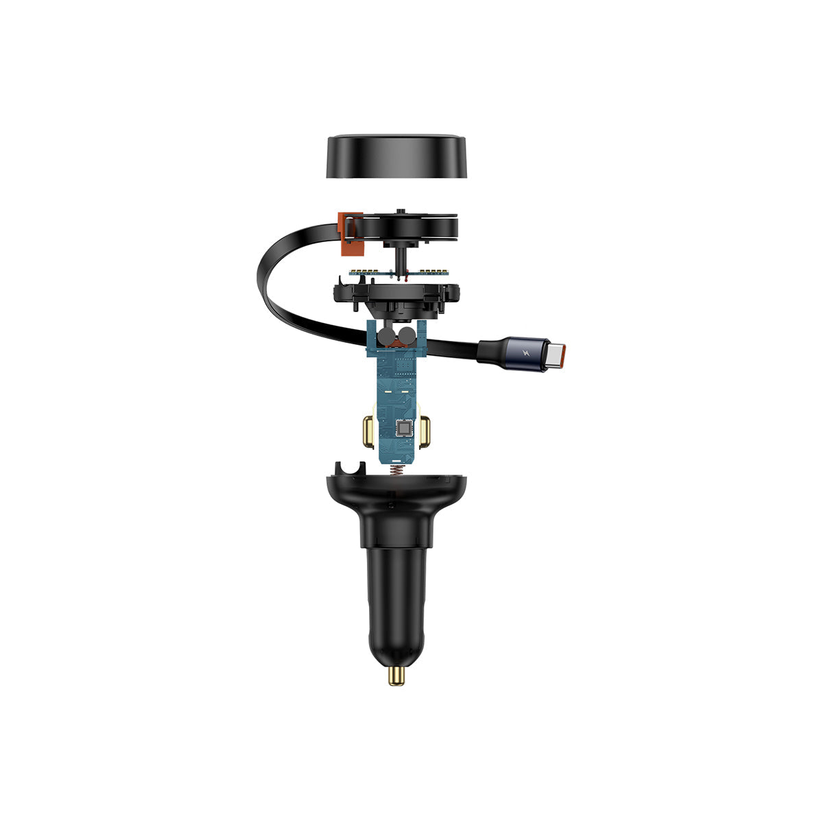 Baseus Enjoyment Pro Retractable USB-C Car Charger 60W Default