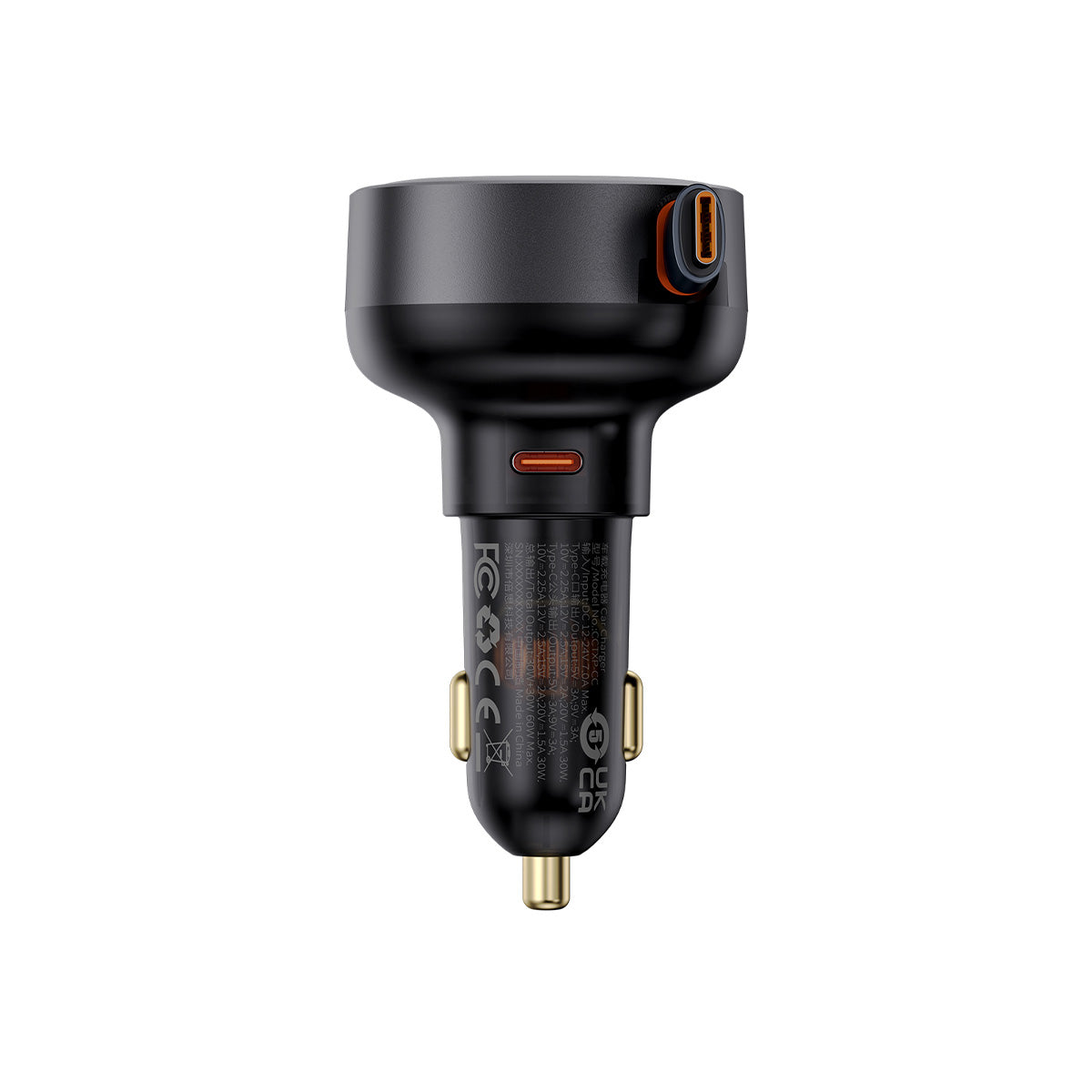 Baseus Enjoyment Pro Retractable USB-C Car Charger 60W Default