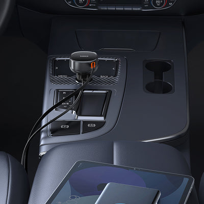 Baseus Enjoyment Pro Retractable USB-C Car Charger 60W Default