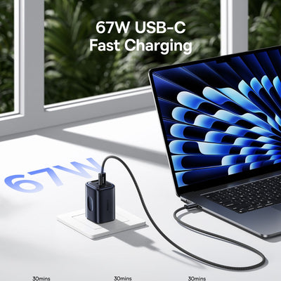 Baseus PicoGo AE11 Fast Charger 2C+U 67W Default