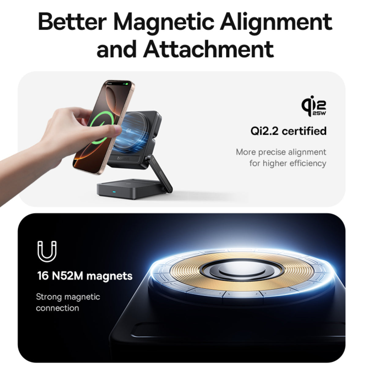 Baseus PicoGo AF21 3-in-1 Qi2.2 Wireless Charger Default