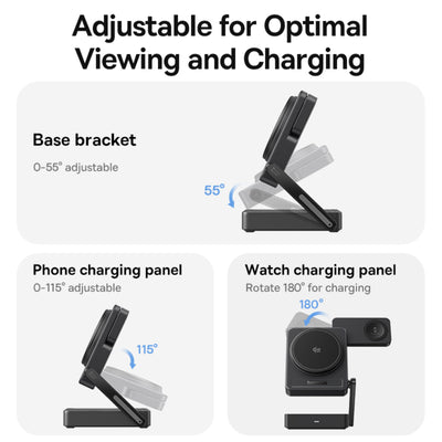 Baseus PicoGo AF21 3-in-1 Qi2.2 Wireless Charger Default