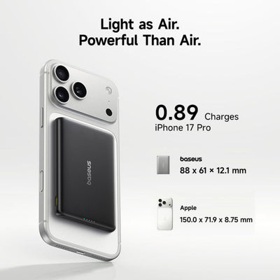 Baseus PicoGo AM31 Mini Magnetic Power Bank 5000mAh 20W Galaxy Natural Titanium