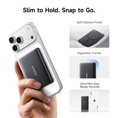 Baseus PicoGo AM31 Mini Magnetic Power Bank 5000mAh 20W Galaxy Natural Titanium