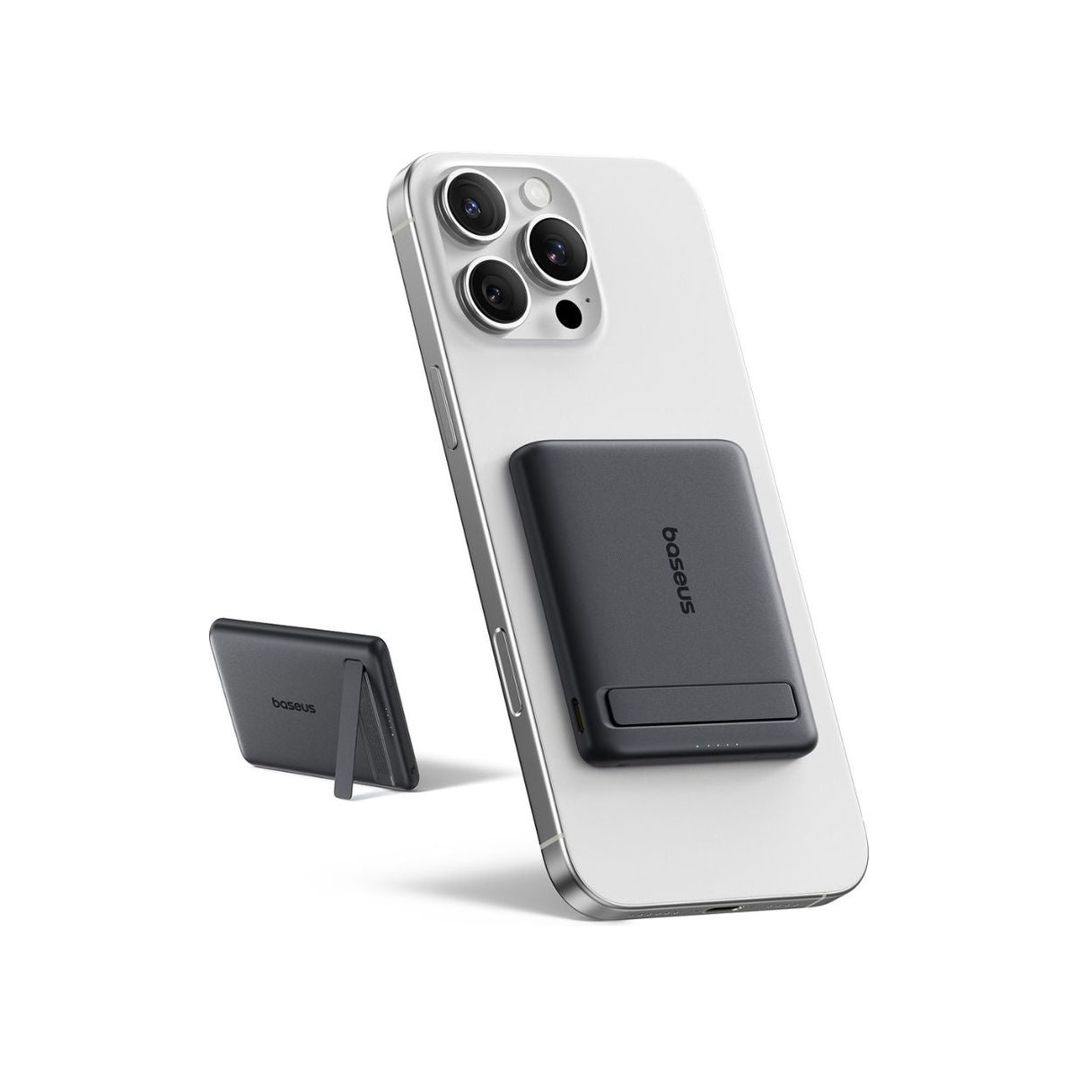 Baseus PicoGo AM31 Mini Magnetic Power Bank with Stand 5000mAh 20W Black
