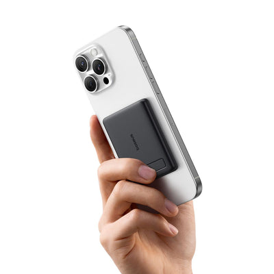 Baseus PicoGo AM31 Mini Magnetic Power Bank with Stand 5000mAh 20W Black