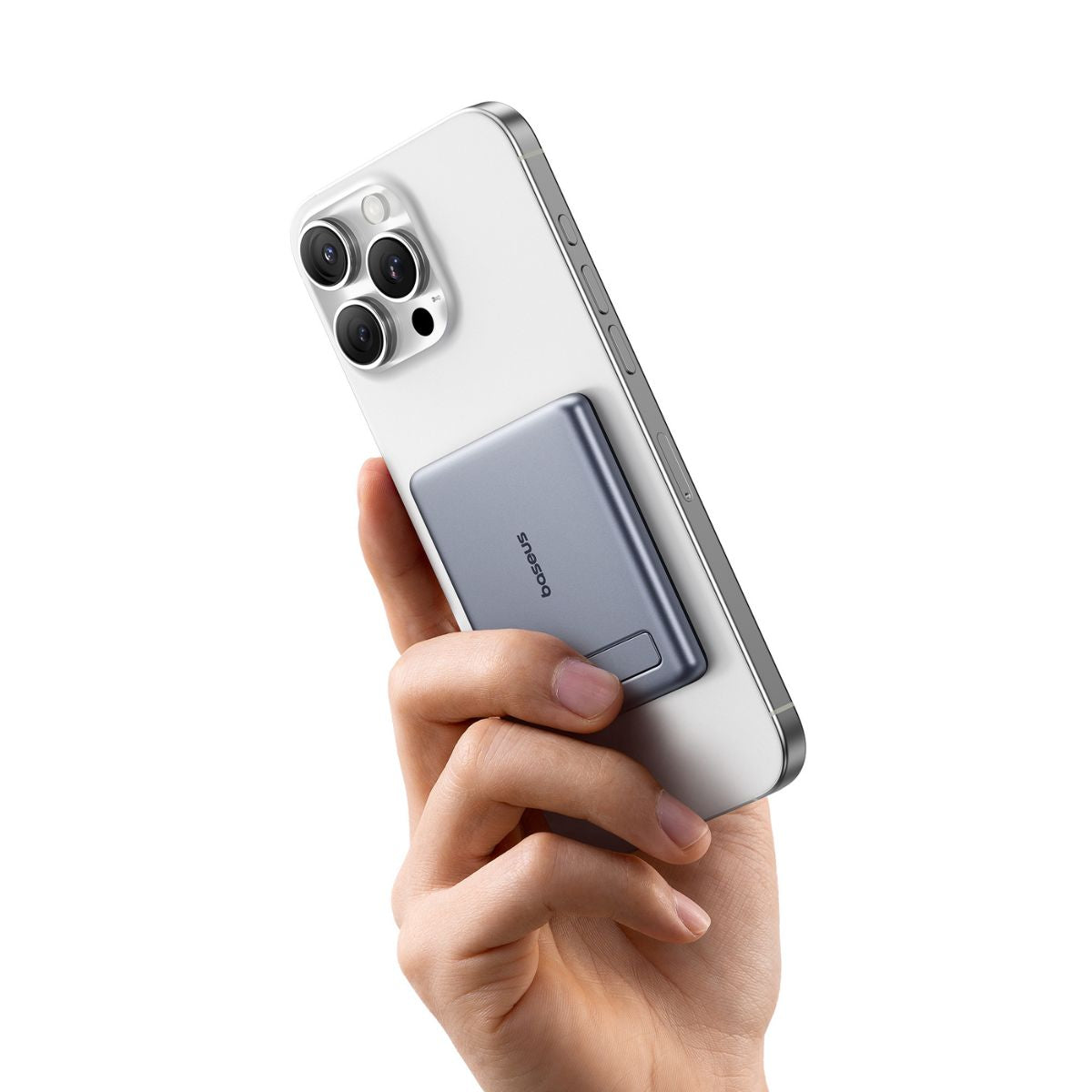 Baseus PicoGo AM31 Mini Magnetic Power Bank with Stand 5000mAh 20W Grey