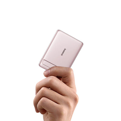 Baseus PicoGo AM31 Mini Magnetic Power Bank with Stand 5000mAh 20W Pink