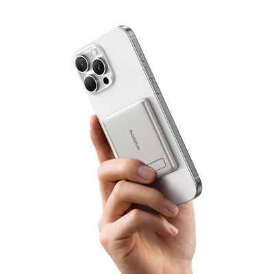 Baseus PicoGo AM31 Mini Magnetic Power Bank with Stand 5000mAh 20W Titanium