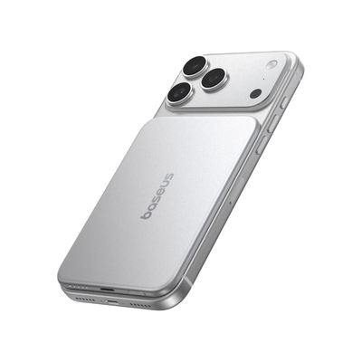 Baseus Picogo Air AM71 3C Magnetic Power Bank 5000mAh 22.5W Dark Cherry Edition Silver