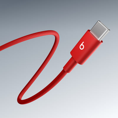 Beats USB-A to USB-C Woven Cable (1.5 m) – Rapid Red