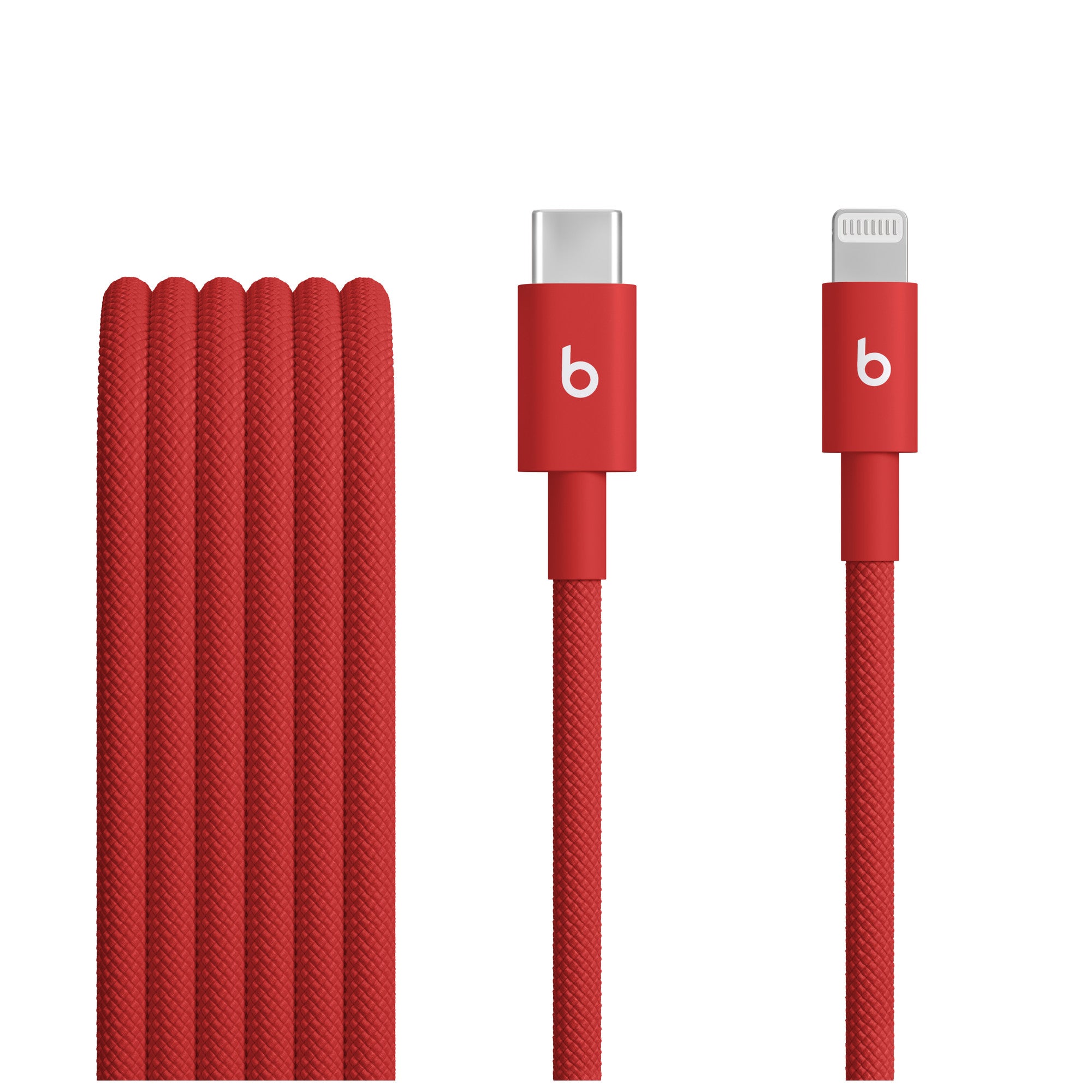 Beats USB-C to Lightning Woven Cable - Rapid Red - 1.5 m / 5 ft