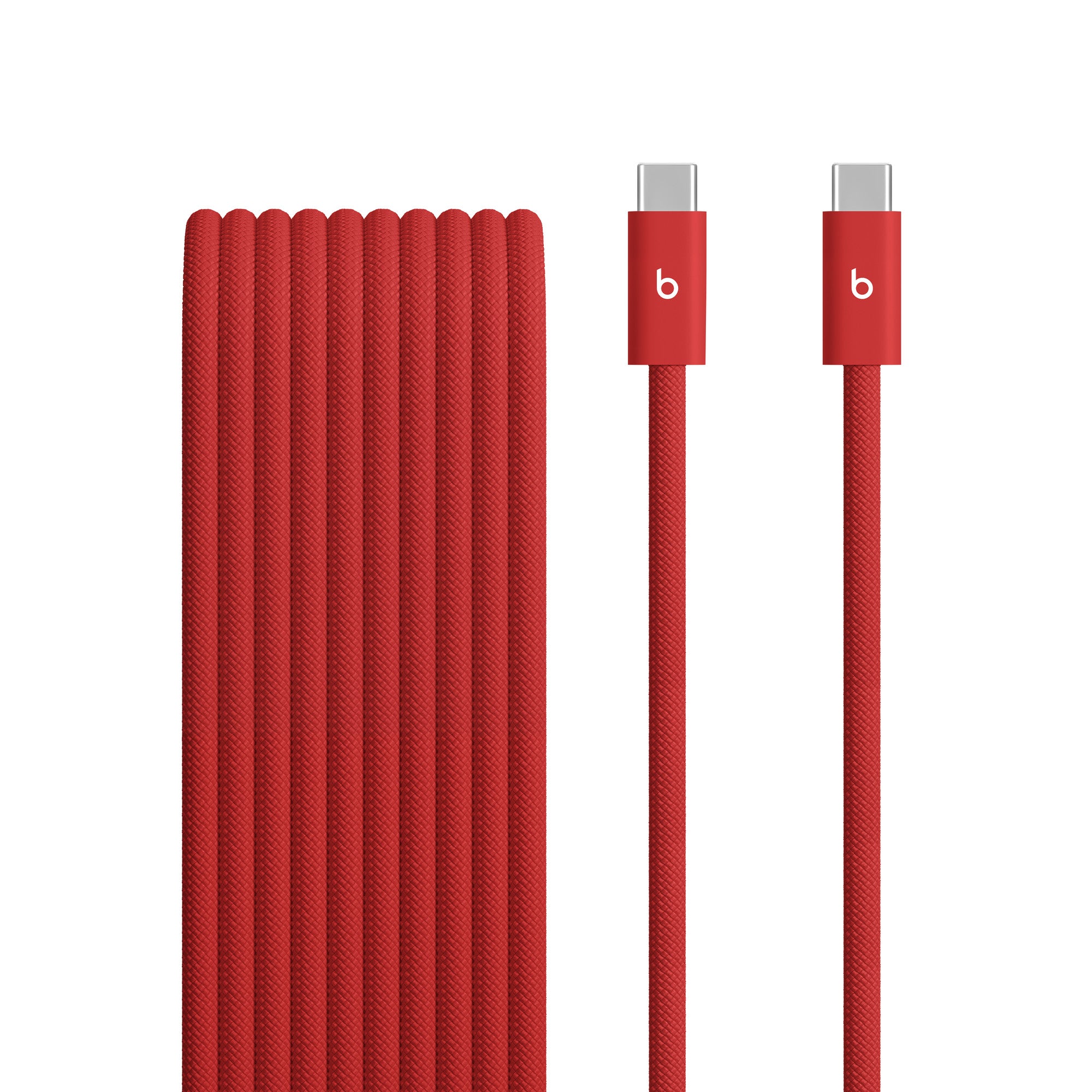 Beats USB-C to USB-C Woven Cable (3 m / 10 ft) - Rapid Red