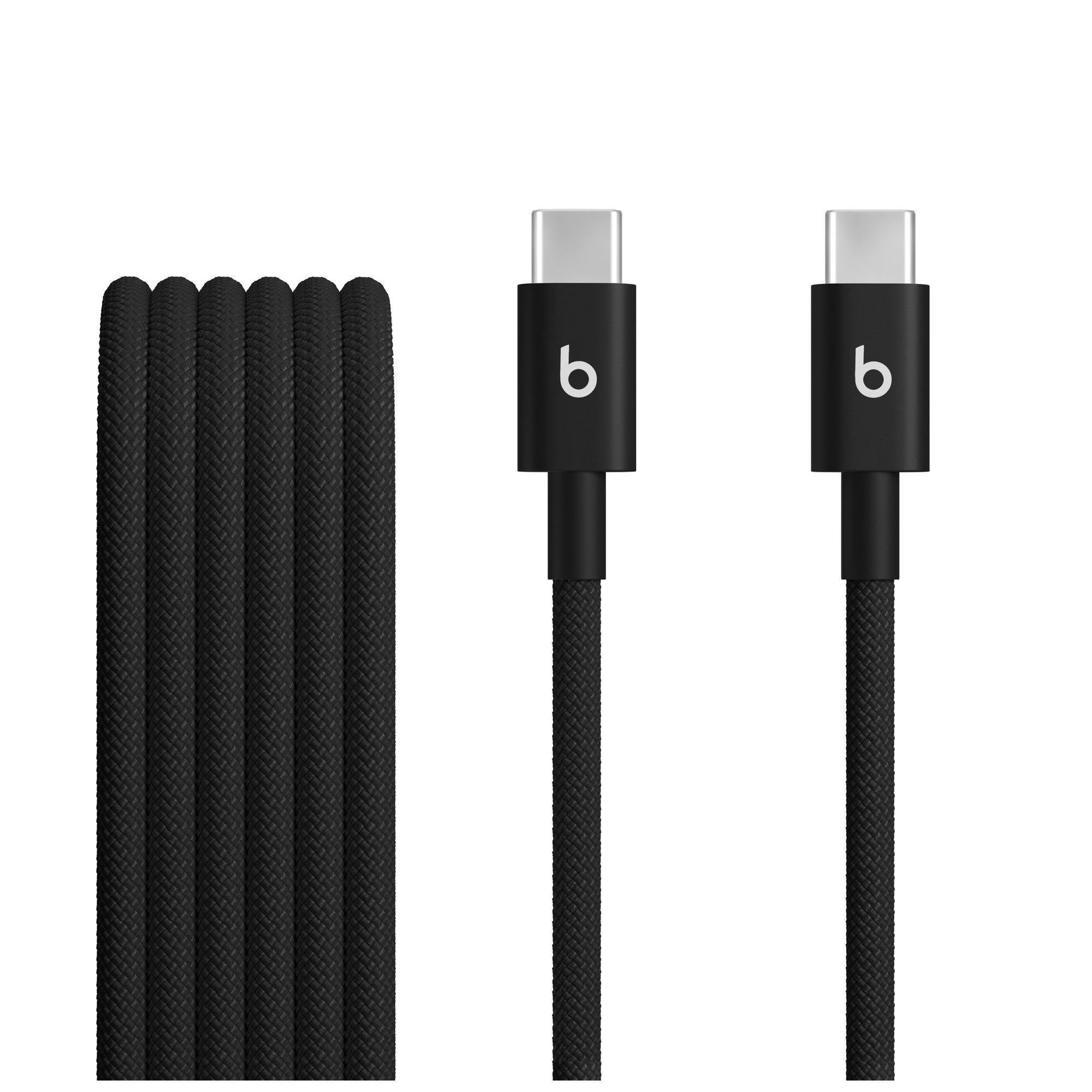 Two-Pack Beats USB-C to USB-C Woven Cables in Bolt Black