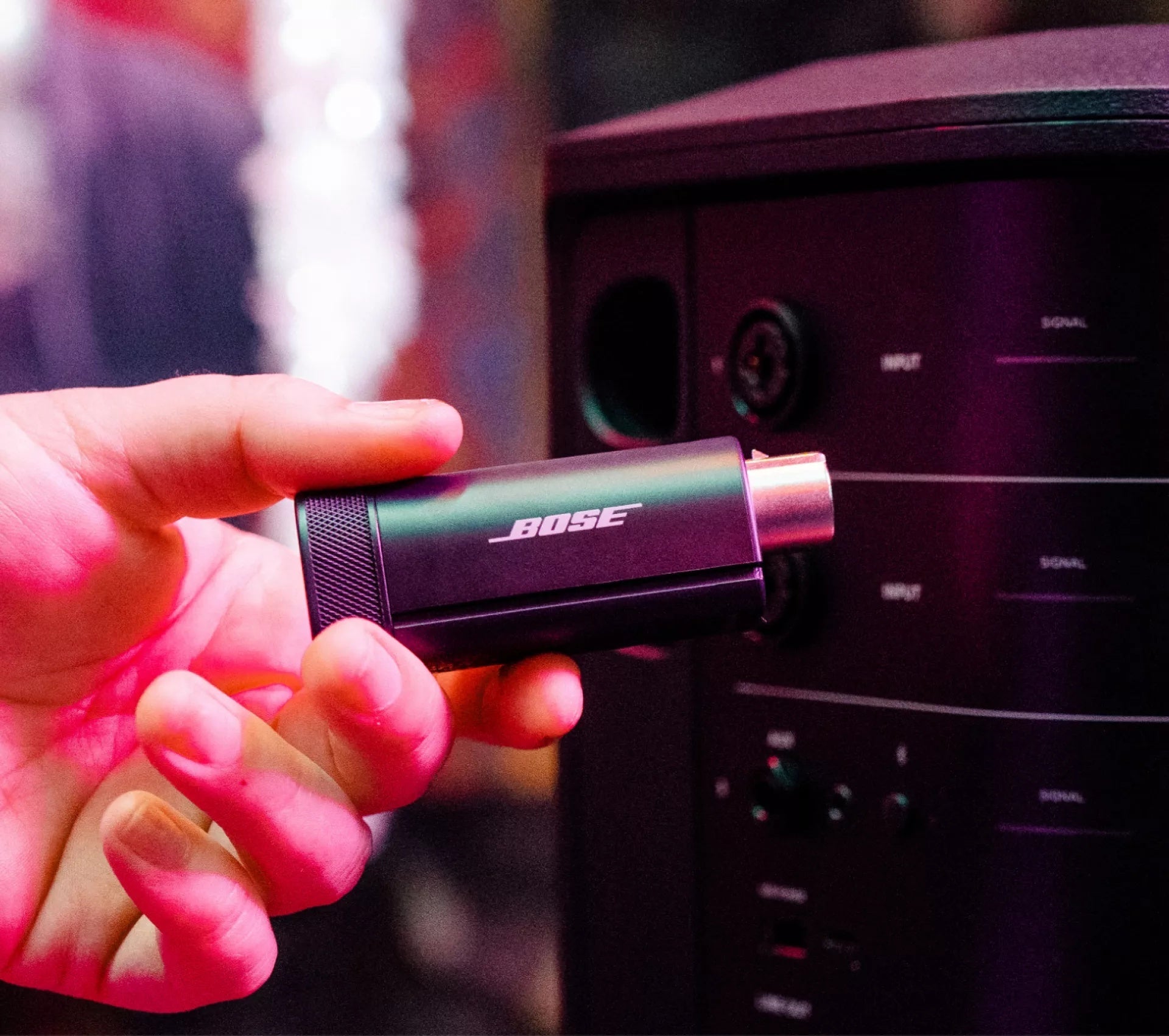Bose S1 Pro+ Wireless Mic/Line Transmitter – XLR - Black
