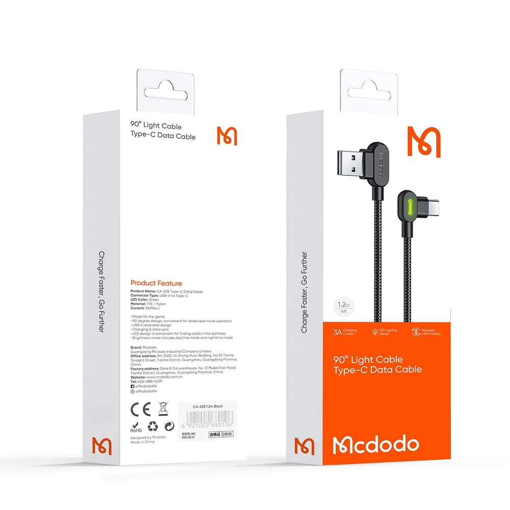 Mcdodo Button Series Type-c Cable 1.2m