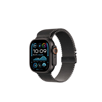 Apple Watch Ultra 2 Black Titanium Case Milanese.