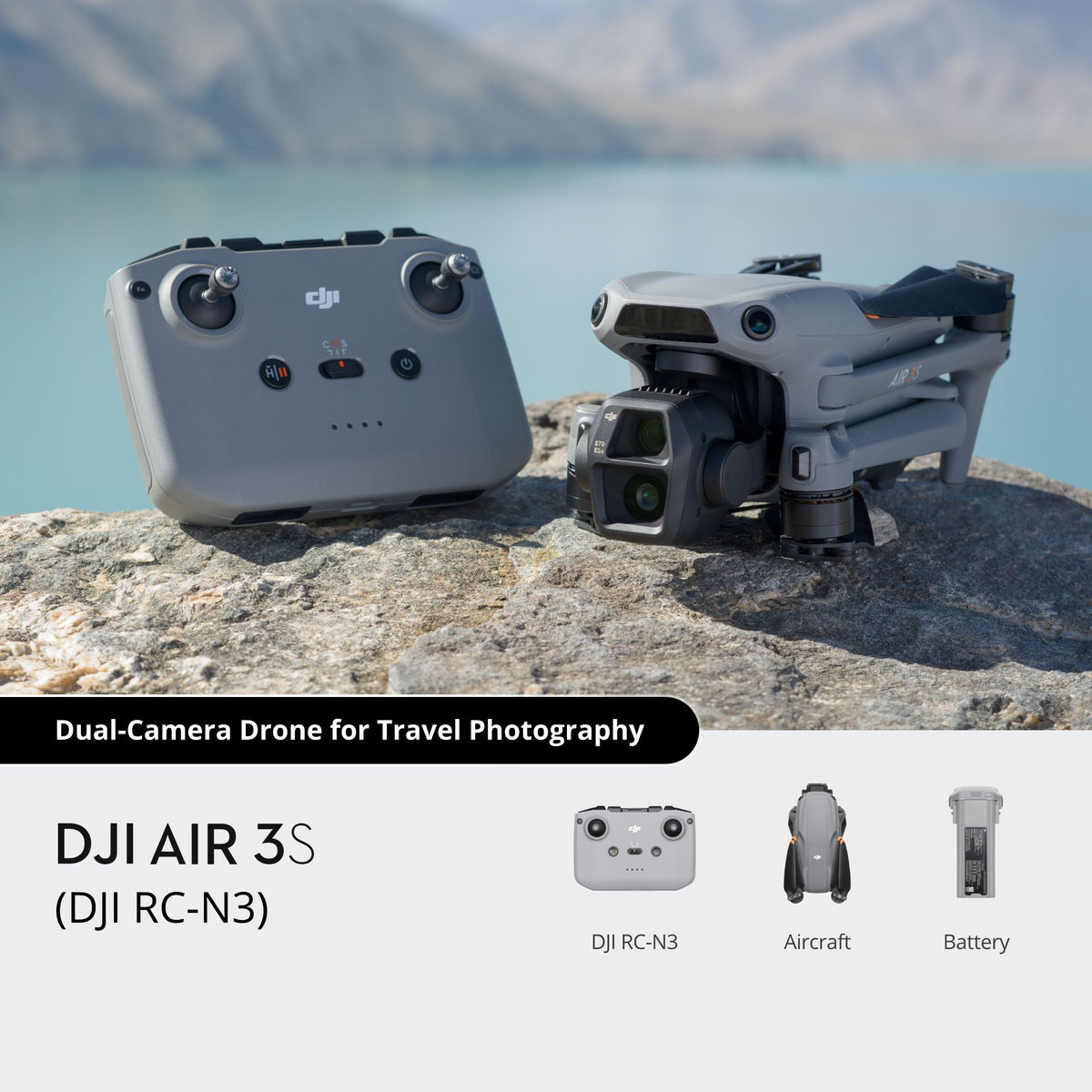 DJI Air 3S Drone with RC-N3 Fly More Combo