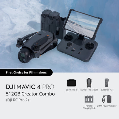 DJI Mavic 4 Pro Drone with 512GB Creator Combo