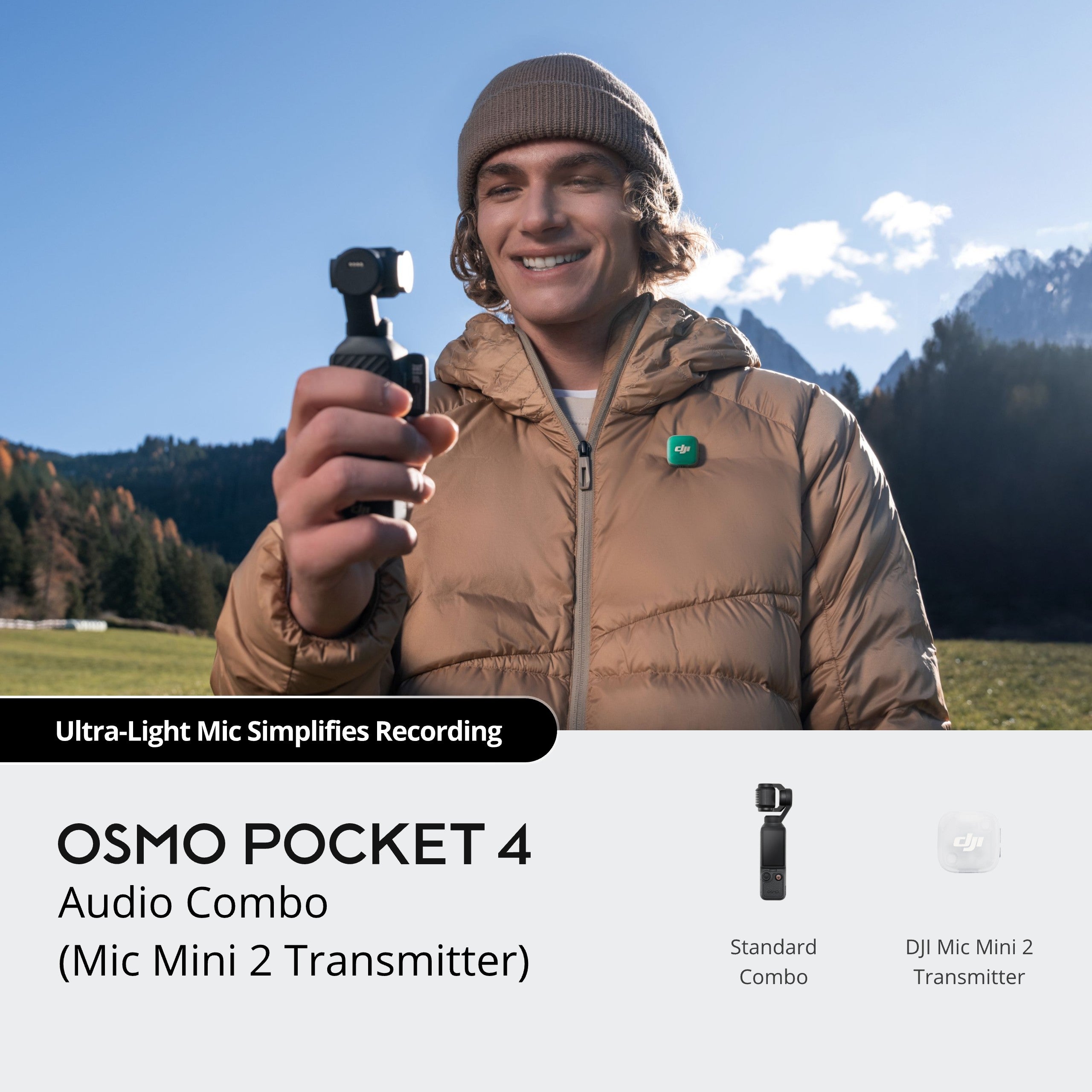 DJI Osmo Pocket 4 Audio Combo