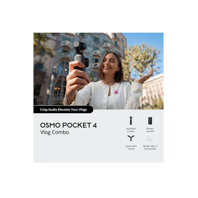 DJI Osmo Pocket 4 Vlog Combo