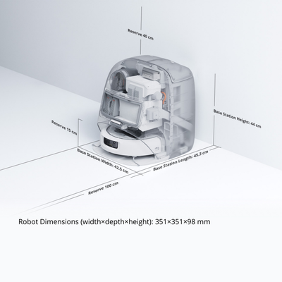 DJI ROMO P Robot Vacuum (Water Tank Version)