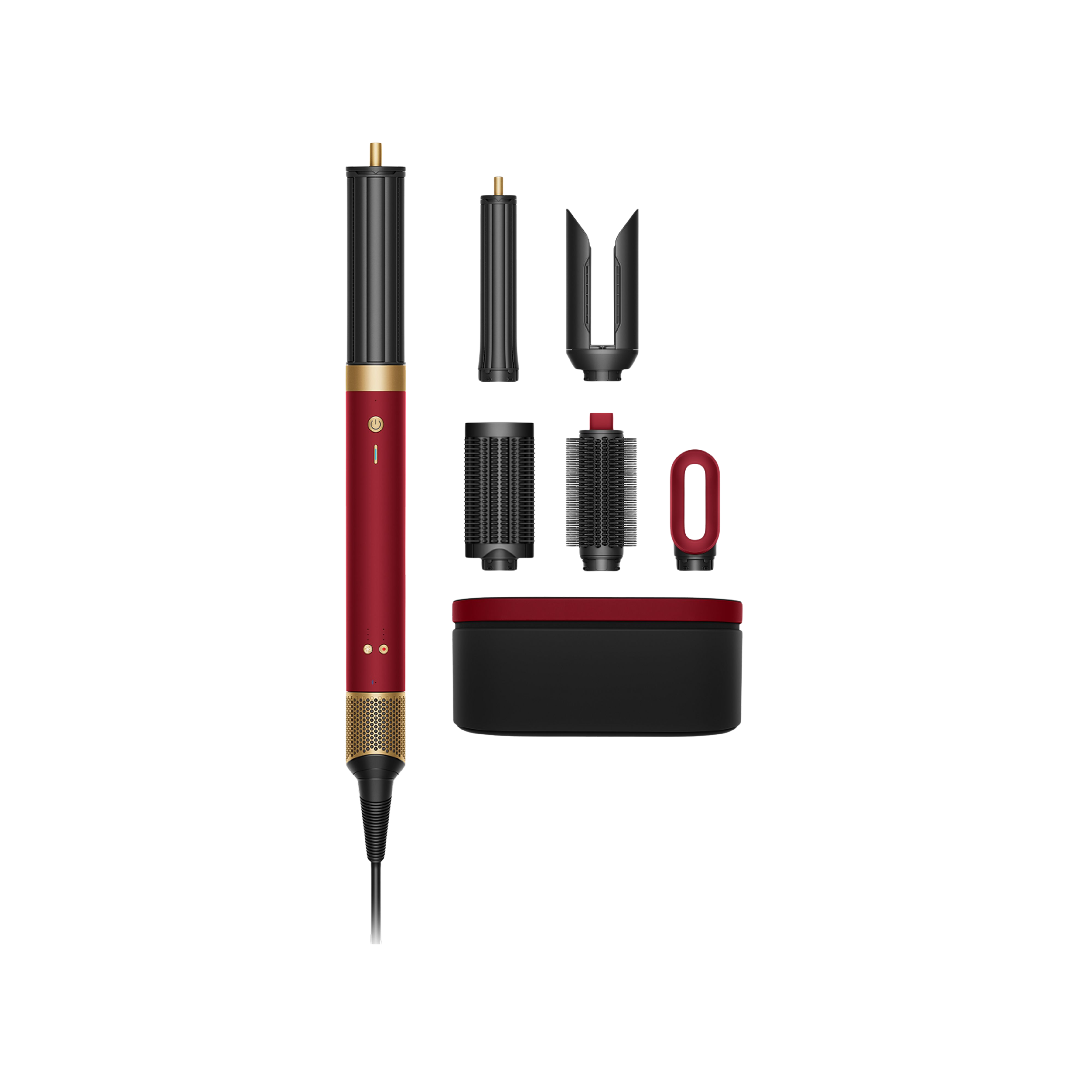 Airwrap Co-anda2x™ multi-styler – Straight+Wavy (Red Velvet/Gold)