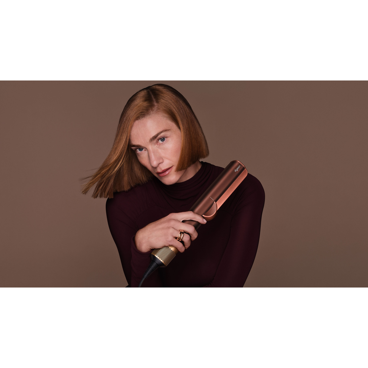 Dyson Airstrait™ dryer and straightener (Plum and Copper)