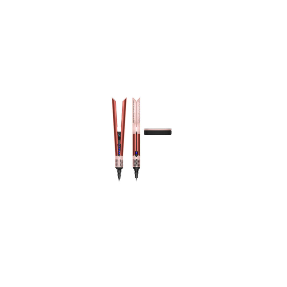 Dyson Airstrait™ straightener in Strawberry bronze and Blush pink