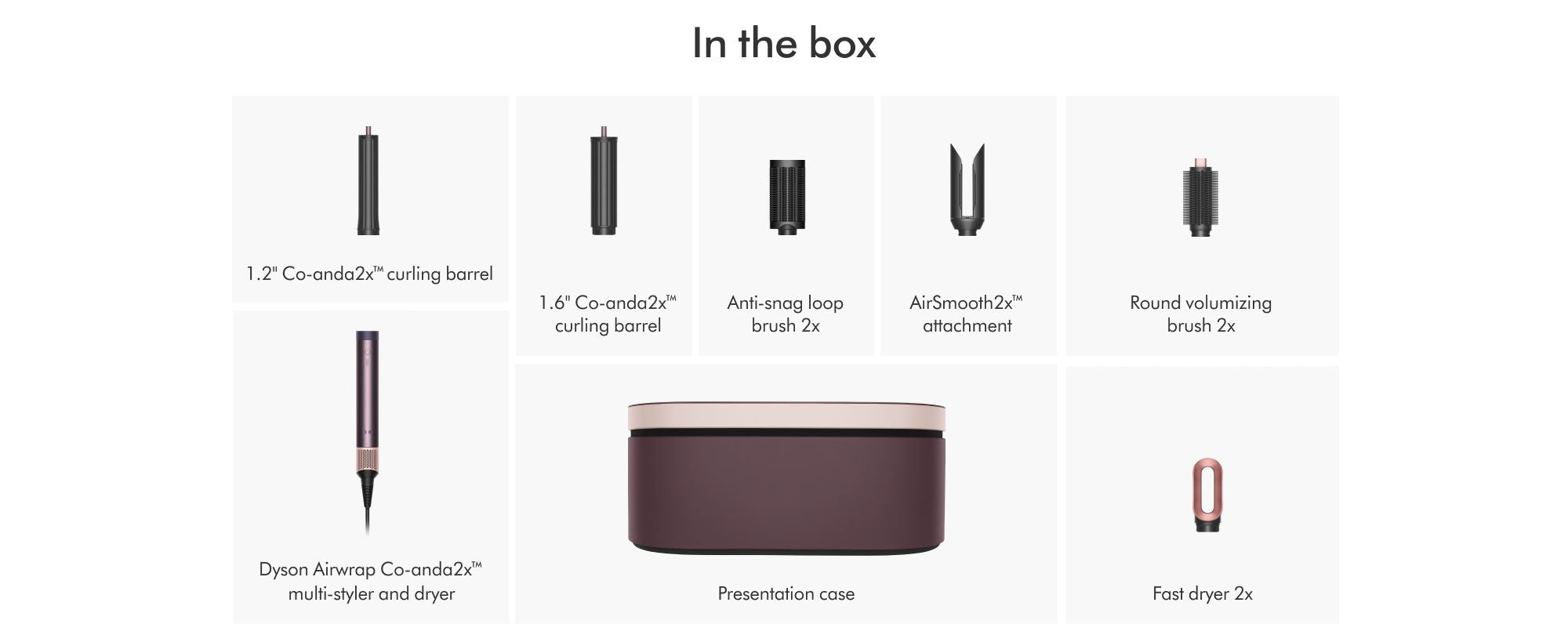 Dyson Airwrap Co-anda2x Multi-Styler & Dryer Jasper Plum