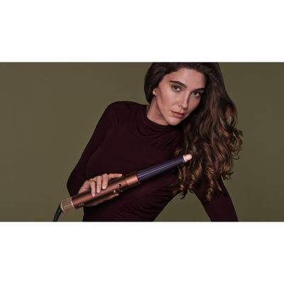 Dyson Airwrap i.d.™ multi-styler and dryer (Plum and Copper) Straight Wavy