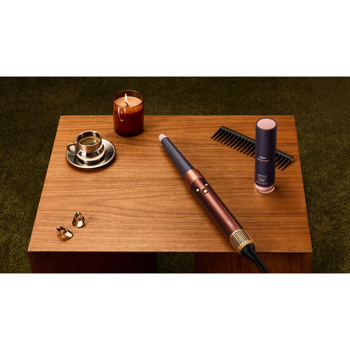 Dyson Airwrap i.d.™ multi-styler and dryer (Plum and Copper) Straight Wavy