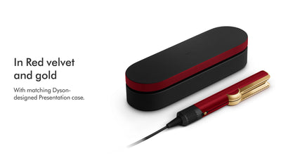 Dyson Airstrait Straightener Red Velvet/Gold