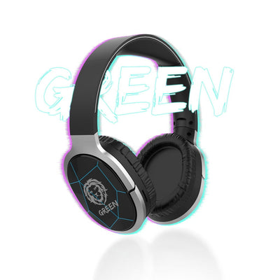 Green Lisbon Series Wireless On-Ear Headphones with Mic