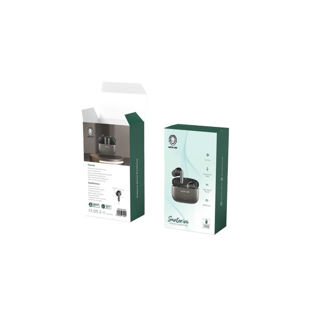 Green Audio Artist Stereo Earphones