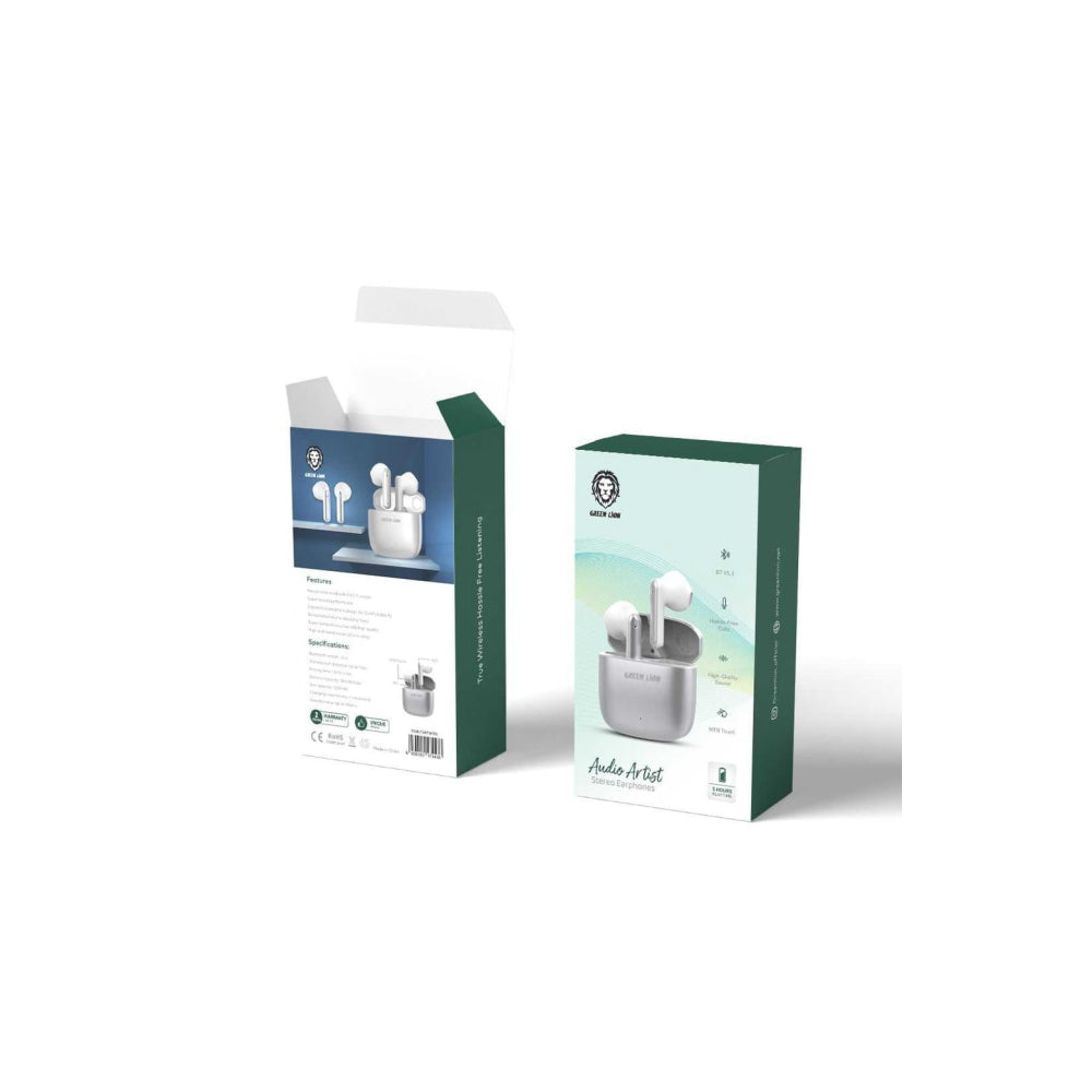 Green Audio Artist Stereo Earphones
