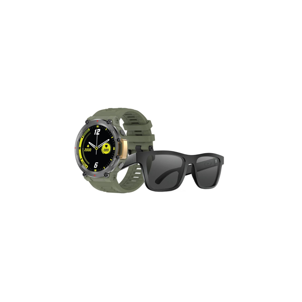 Green Lion 2 In 1 Smart Combo Pack | Audio Glass & Smart Watch